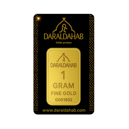 1g Gold Bar – 24K | 999.9 Fine Gold - AWAD SILVER JEWELLERY TRADING LLC